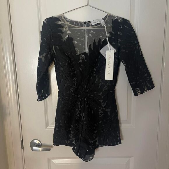 Alice McCall Women's Black Playsuit romper - Picture 5 of 7